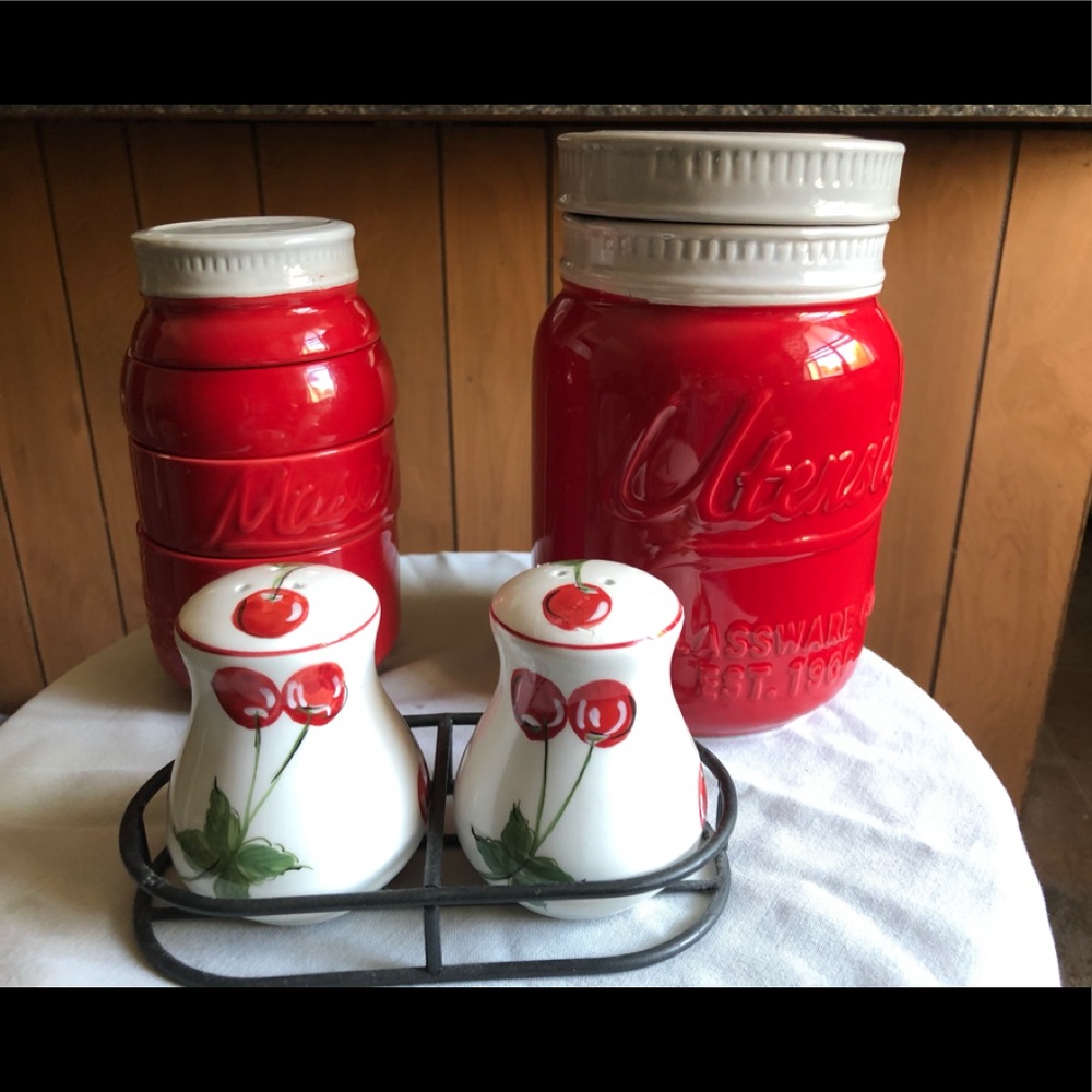 World Market canisters 4 pc